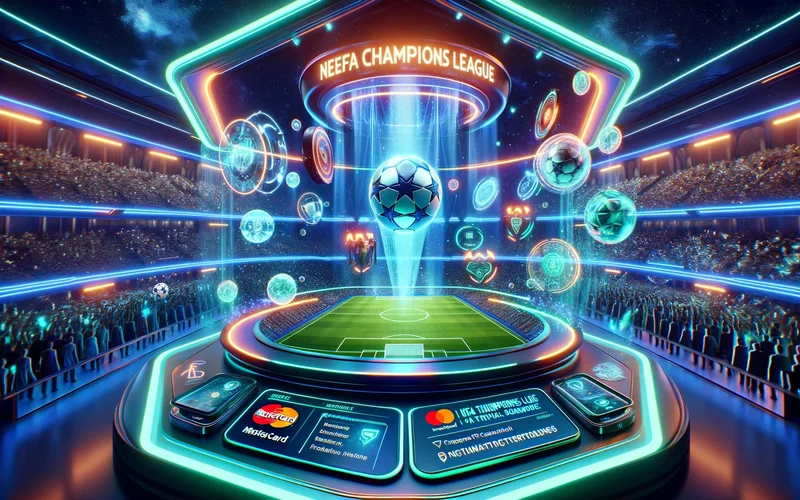 Mastercard UEFA Champions League NFT trivia game logo